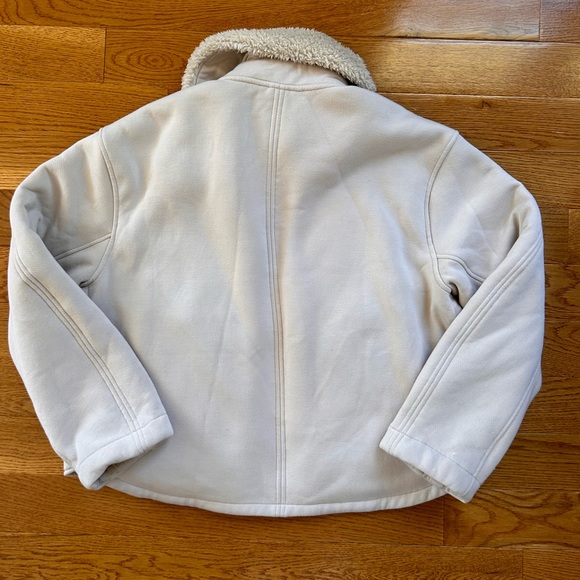 Athleta Off-White Teddy Jacket - Picture 13 of 14